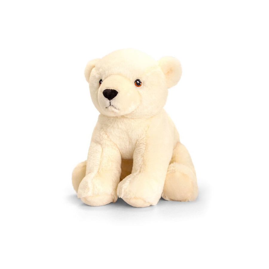 Peluche ours polaire 25 cm - Keeleco - KeelToys