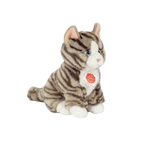 chat-gris-tigre-Teddy-Hermann-Collection