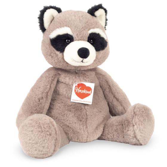 Raton-laveur en peluche Foxie 32 cm - Collection Herzekind Teddy  Hermann