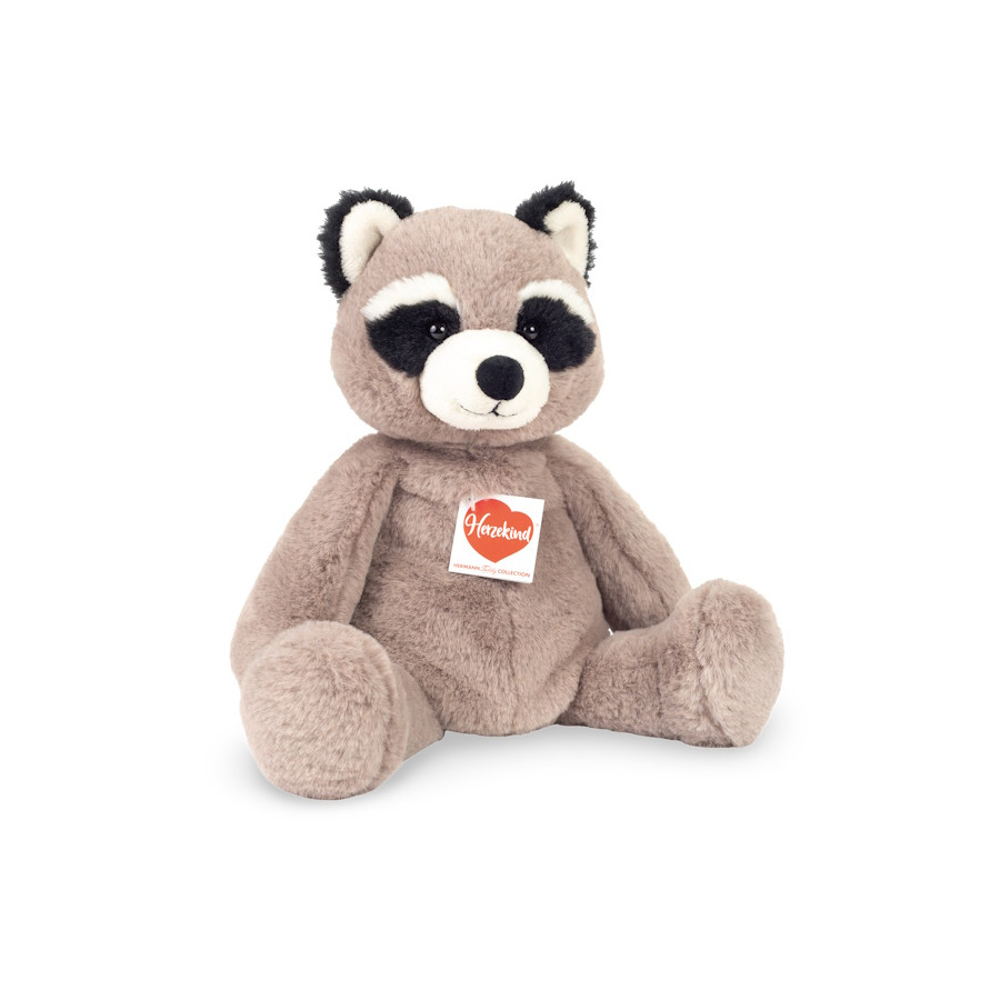 Raton-laveur en peluche Foxie 32 cm - Collection Herzekind Teddy  Hermann