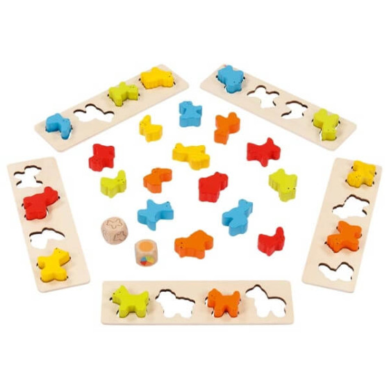 Jeu en bois Assortir les animaux - Goki