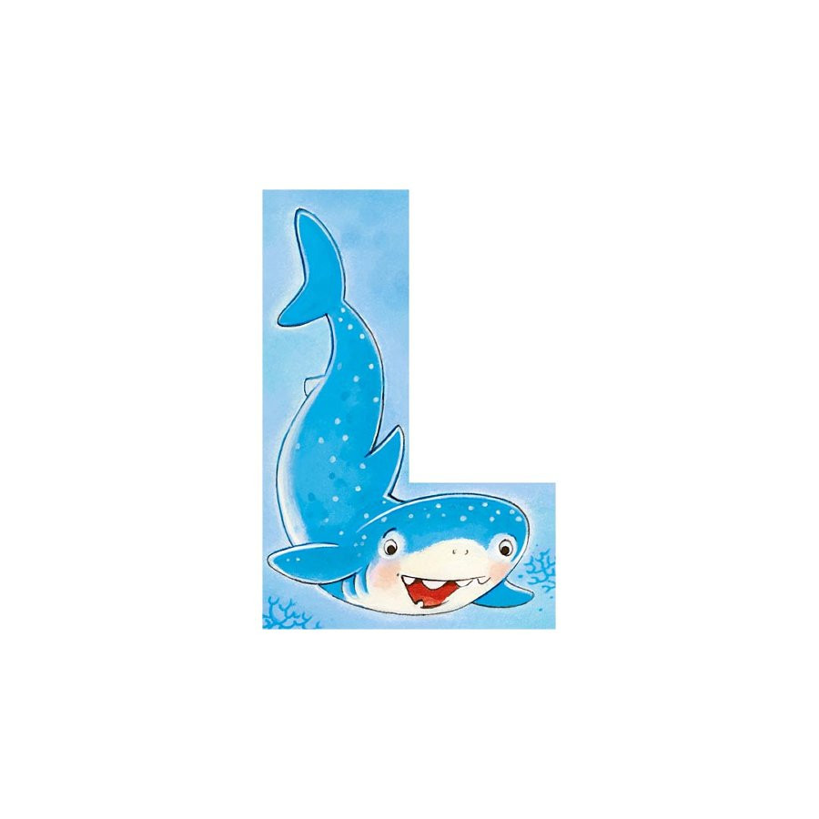 Puzzles cubes en bois animaux sauvages - requin - Goki