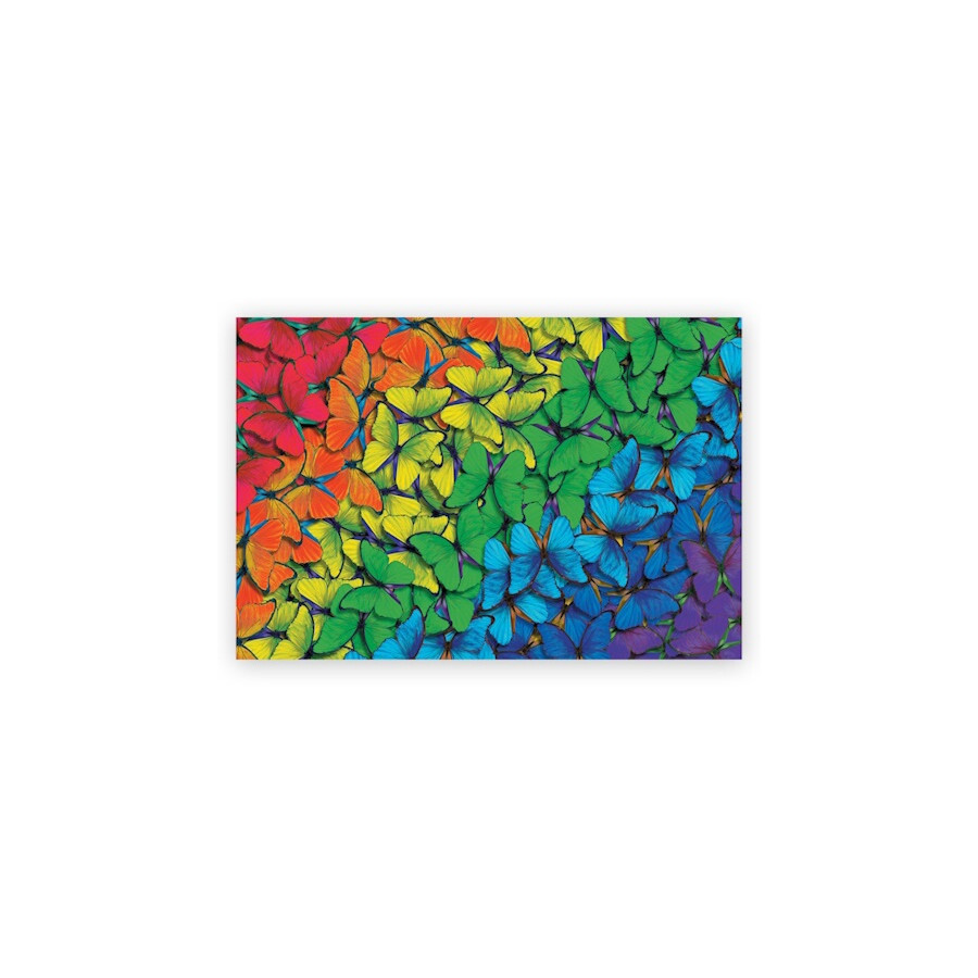 Puzzle en bois Rainbow Butterflies - Wood Craft Trefl