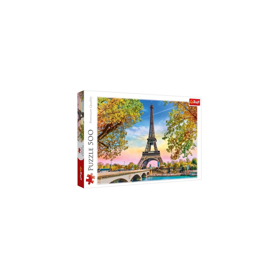 Boite-puzzle-Paris romantique-500pieces-Trefl