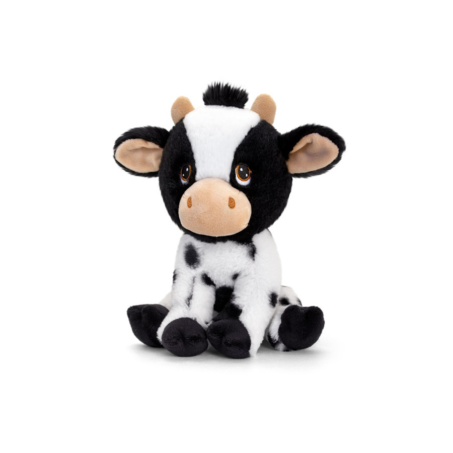 Peluche vache 25 cm - Keeleco - Keeltoys