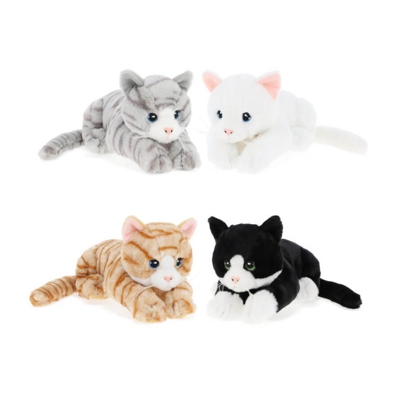 Collection peluches chats 22 cm - Keeleco - Keeltoys