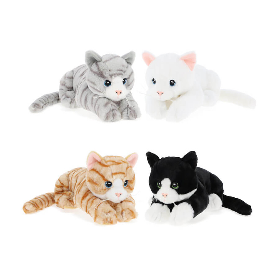 Collection peluches chats 22 cm - Keeleco - Keeltoys