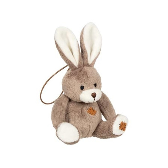 Porte-clés Lapin taupe