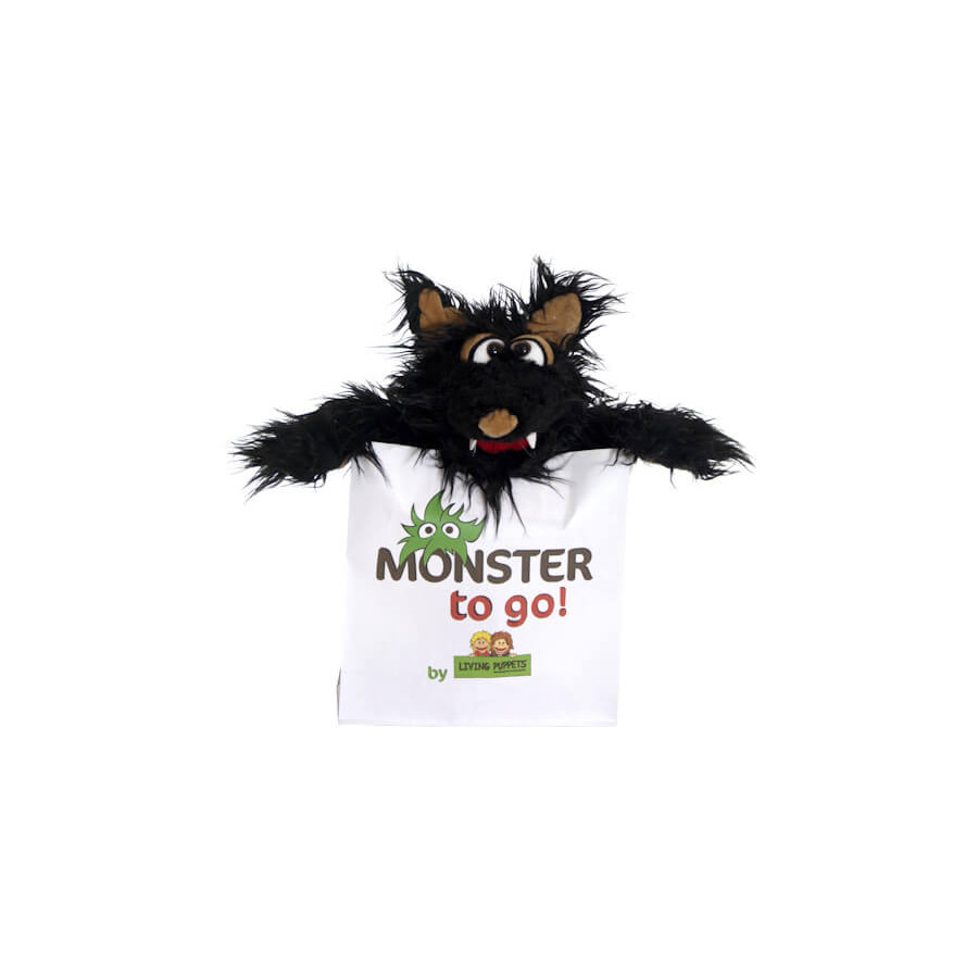 Marionnette-Hapsi Muffi-Loup-Collection Monster-to-go-35cm-Living-Puppets