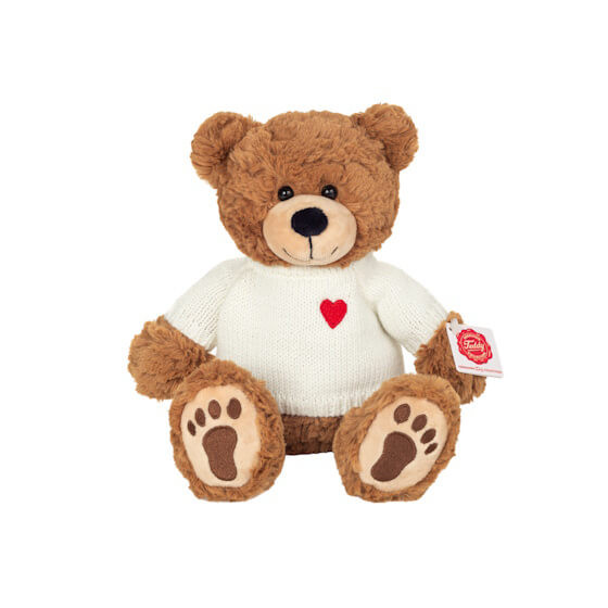 ours-teddy-Percy-avec-pull-over-30cm-fait-main-Teddy-Hermann-Collection