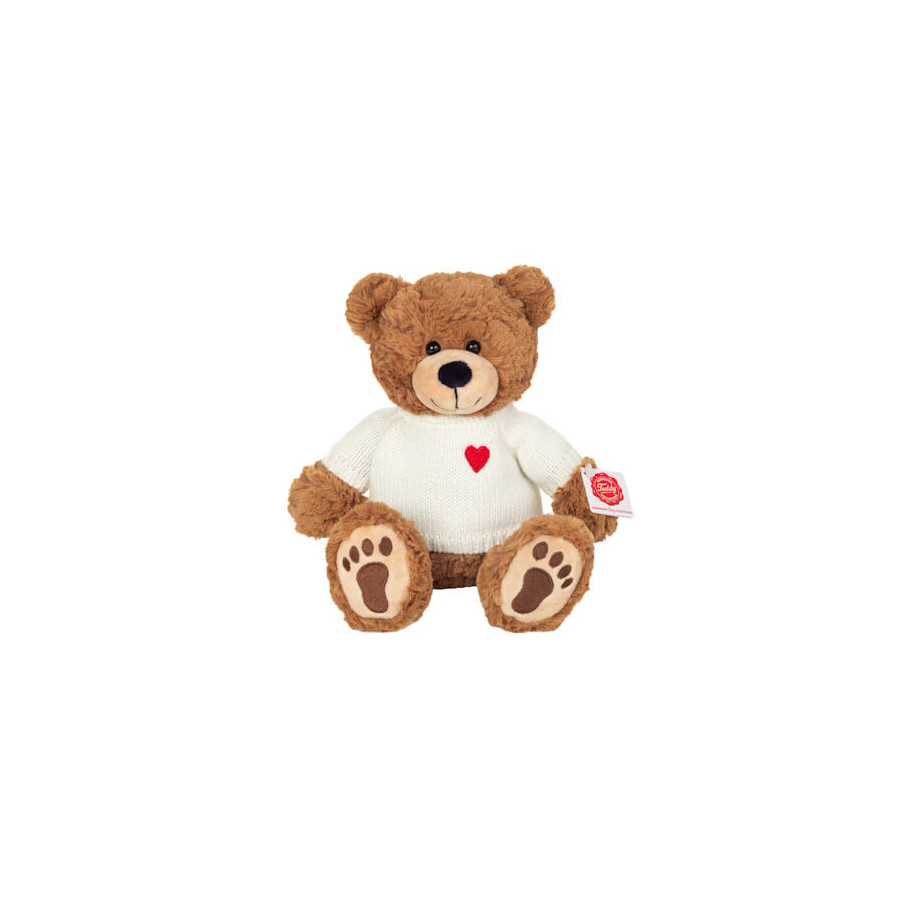 ours-teddy-Percy-avec-pull-over-30cm-fait-main-Teddy-Hermann-Collection