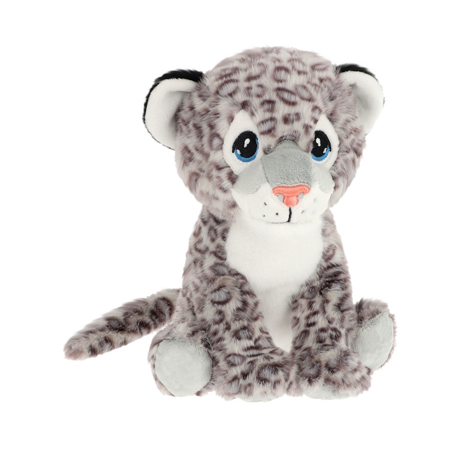 Peluche léopard des neiges 23 cm -Keeleco - KeelToys Peluche léopard des neiges 23 cm -Keeleco - KeelToys