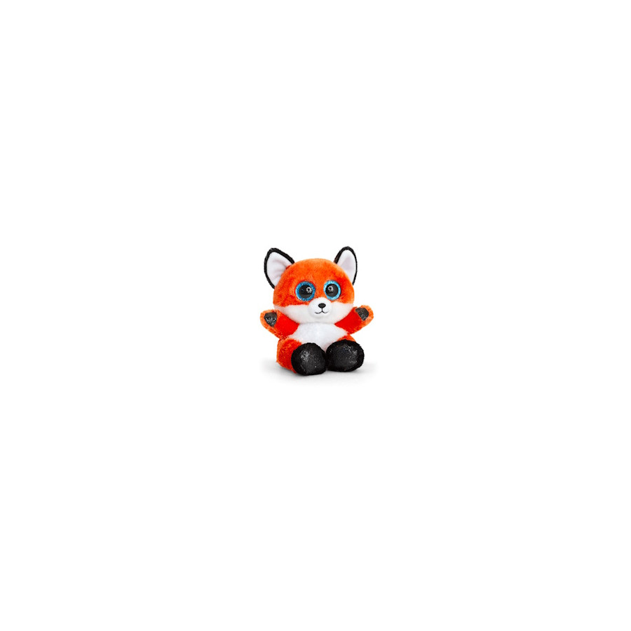 Peluche renard Tails 15 cm Collection Animotsu de la marque KeelToys Peluche renard Tails 15 cm Collection Animotsu de la marque KeelToys