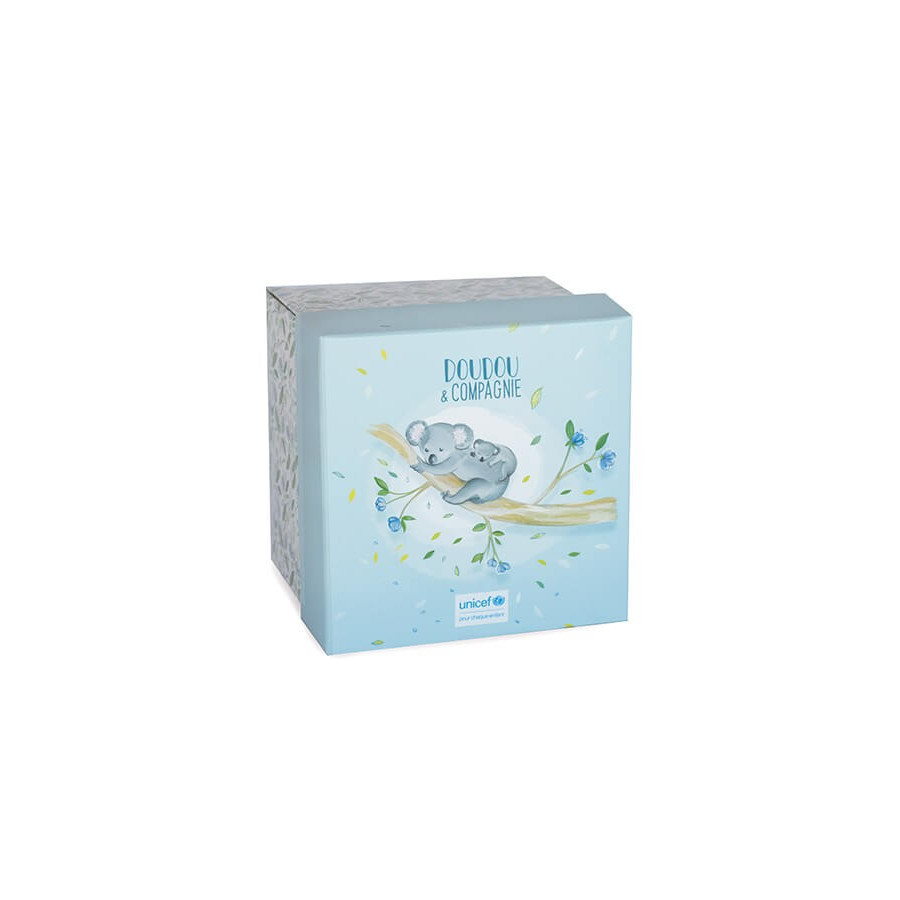 Coffret boite cadeau Doudou Koala - Collection Unicef - Doudou et Compagnie