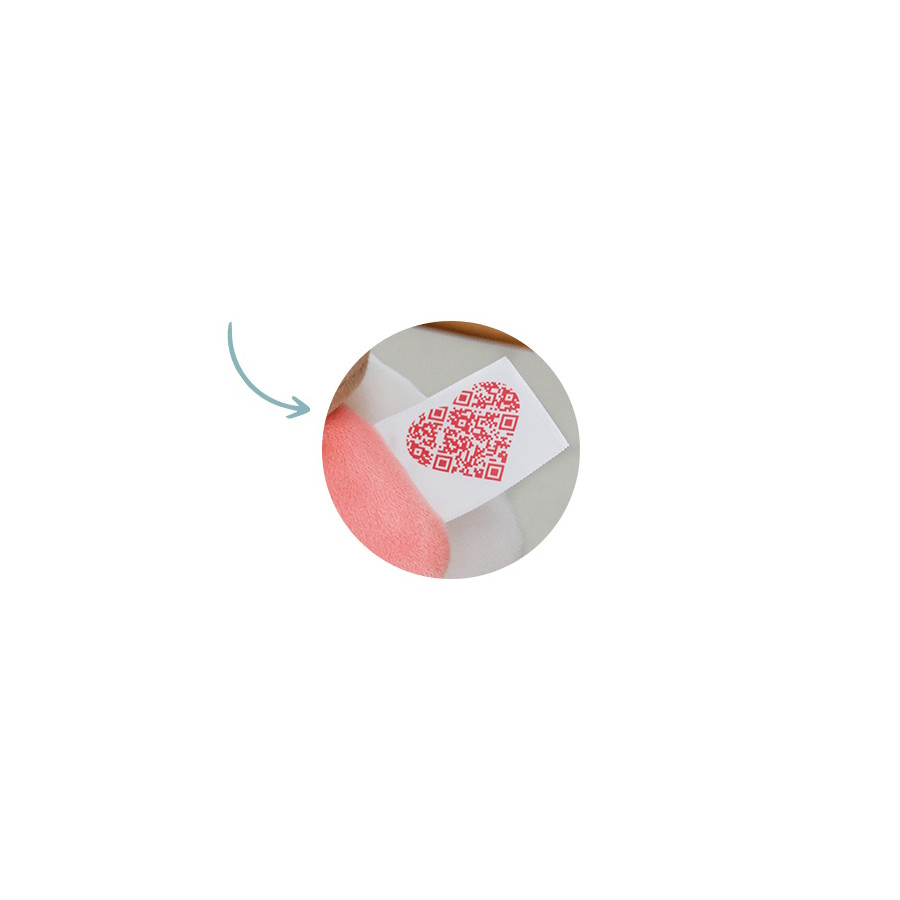 Qr Code Coeur Doudou pantins ours à 3 histoires - Doudou-et-Compagnie