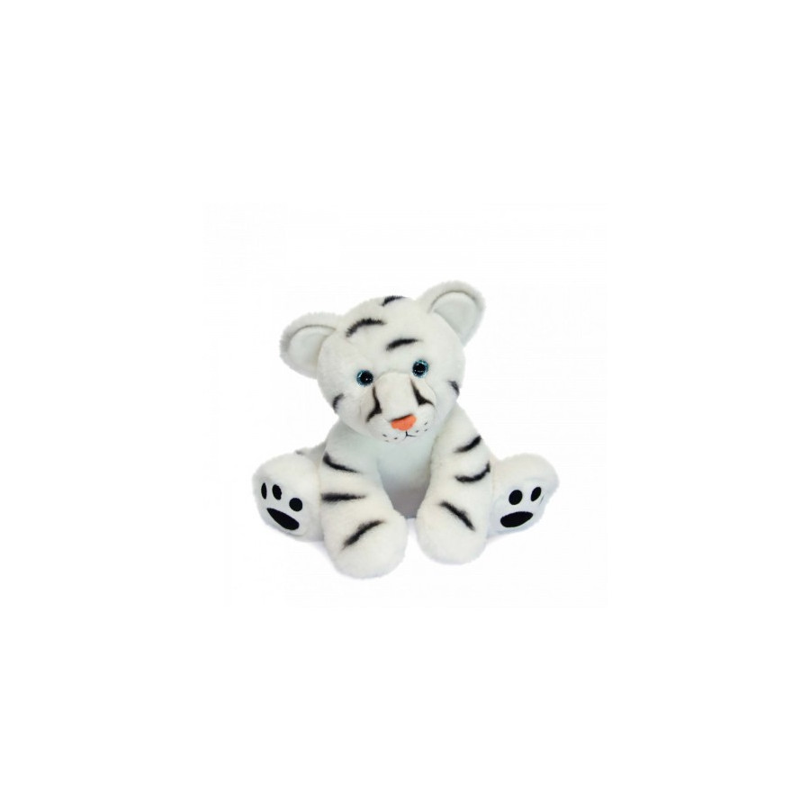 Peluche Bébé tigre blanc-25cm-histoire-dours