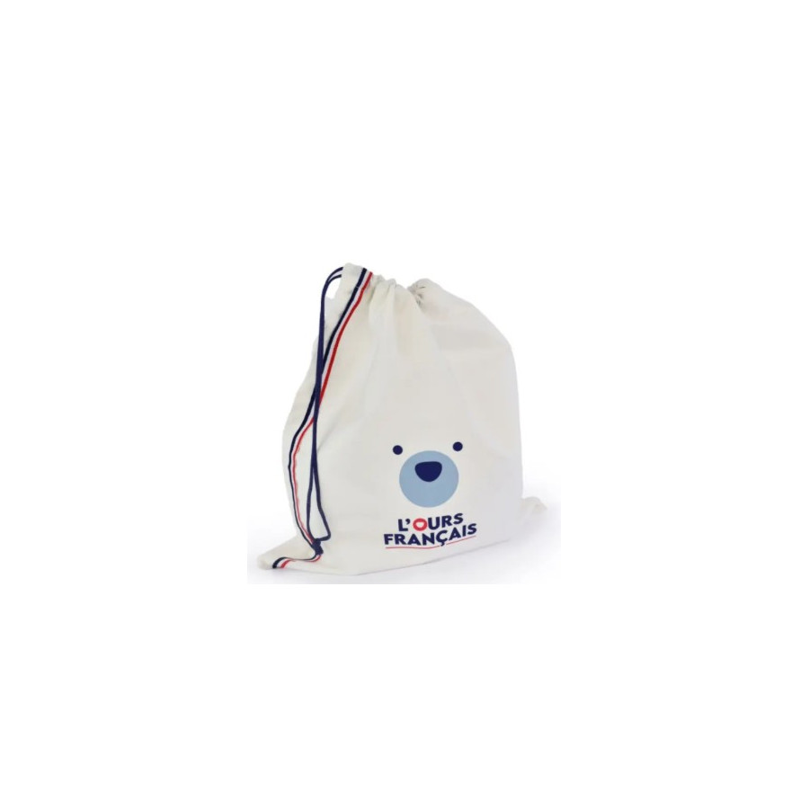 Sac en tissu l'Ours Français - Doudou et Compagnie