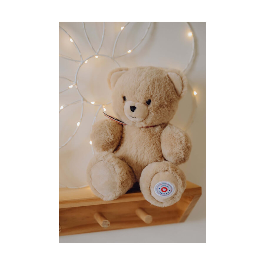 Ours Français beige poudré 25 cm - Doudou et Compagnie