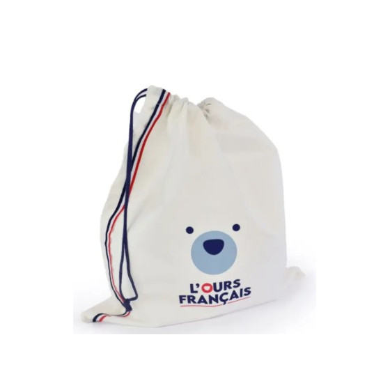 Sac en tissu l'Ours Français - Doudou et Compagnie