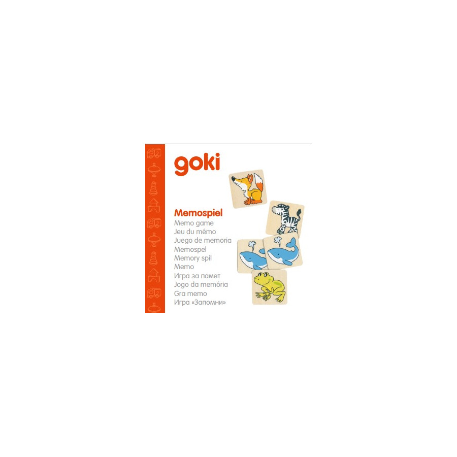 instructions Règles du jeu Mémo animaux - Goki