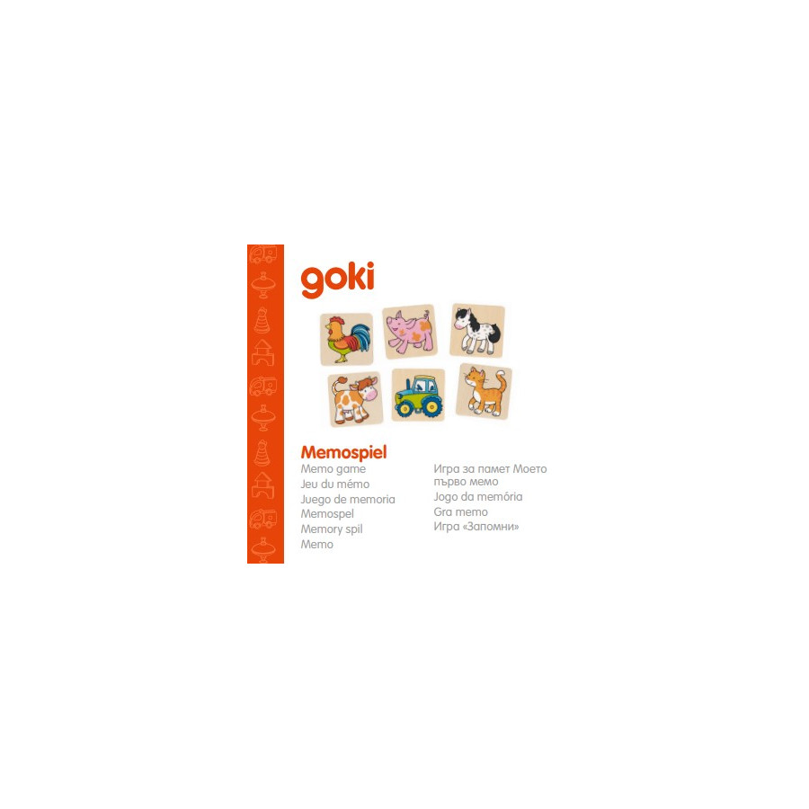 instructions Règles du jeu Mémo animaux - Goki