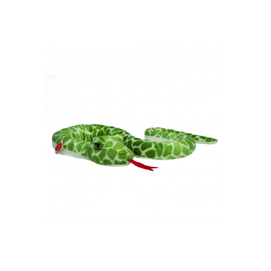 Serpent vert en peluche 175cm -Teddy Hermann