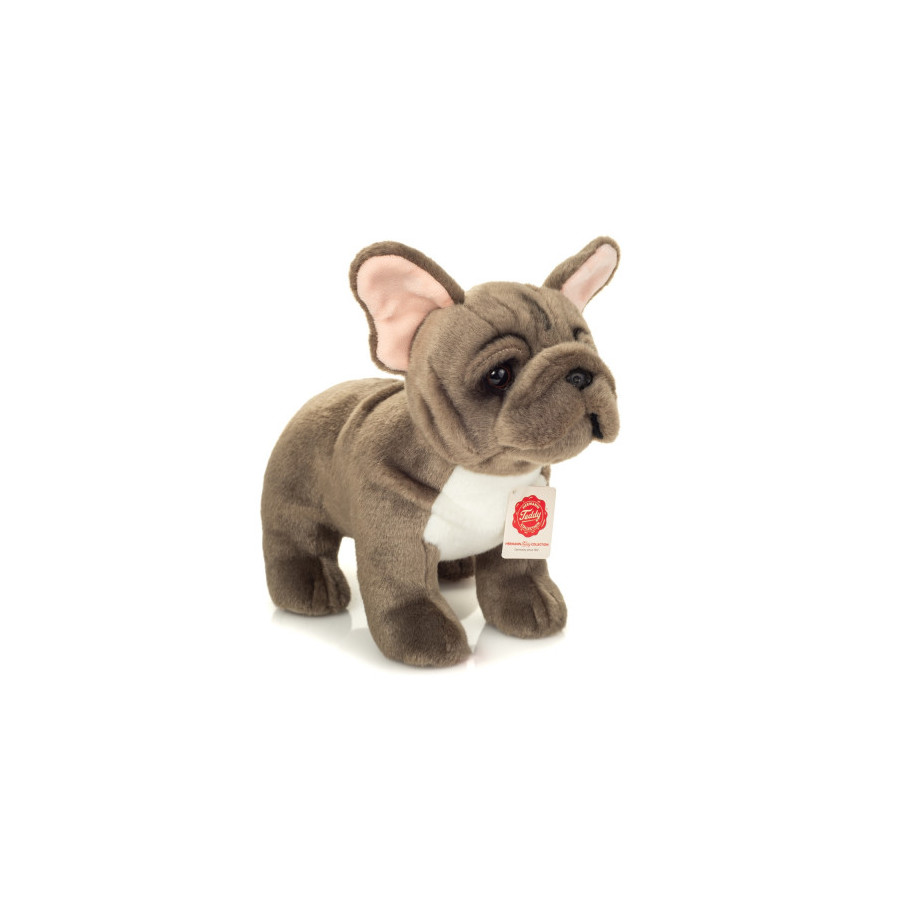 Bouledogue Français en peluche - 30 cm - Collection Teddy Hermann
