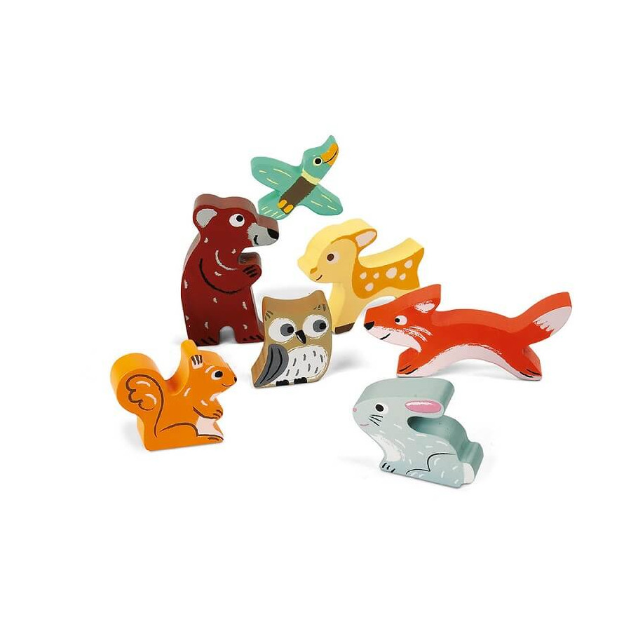 Puzzle-Chunky-animaux-de-la-foret-pieces-animaux-en-bois-Janod
