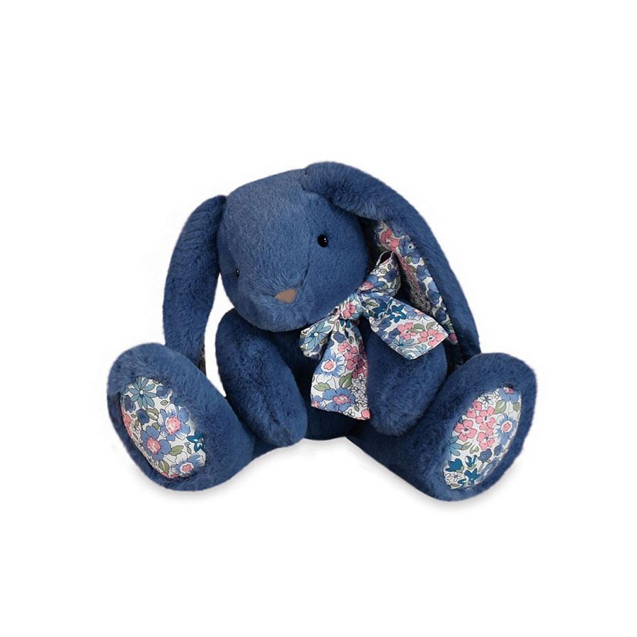 HO3122-Copain Calin-Lapin-bleu-25 cm-Histoiredours