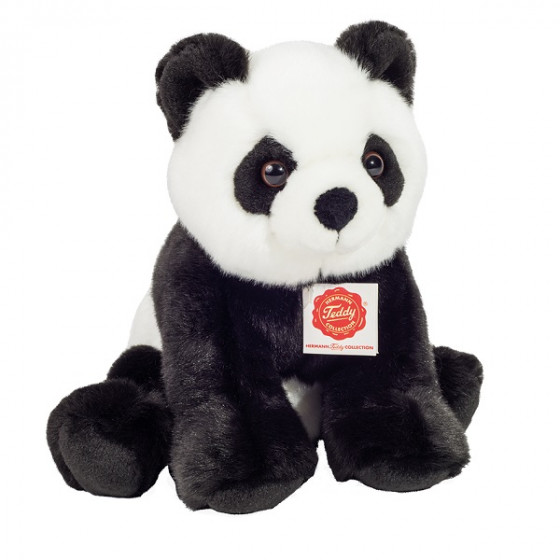 Panda-en-peluche-Collection-Teddy-Hermann