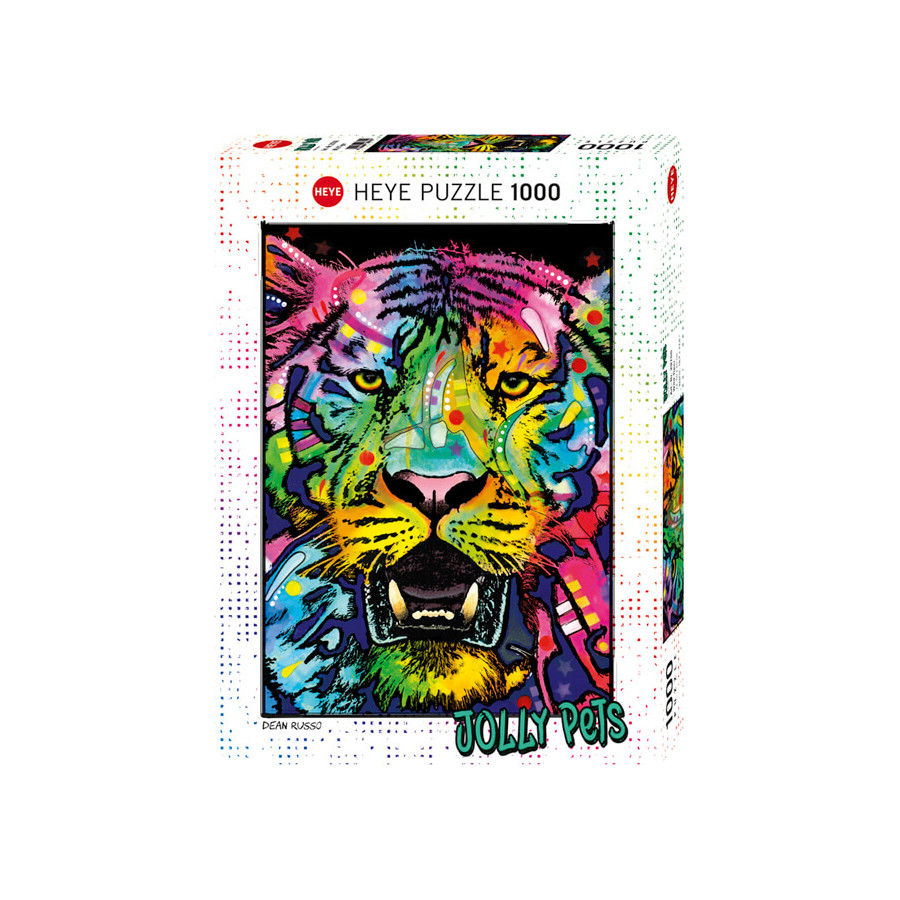 Boite-puzzle-Jolly-Pets-Wild-Tiger-Tigre-Heye