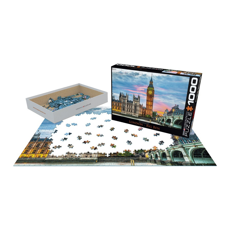 Boite et puzzle London Big Ben Eurographics