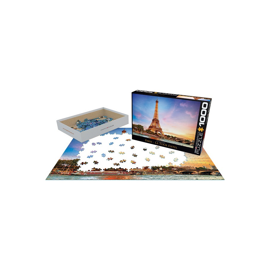 Boite et puzzle Paris La Tour Eiffel Eurographics