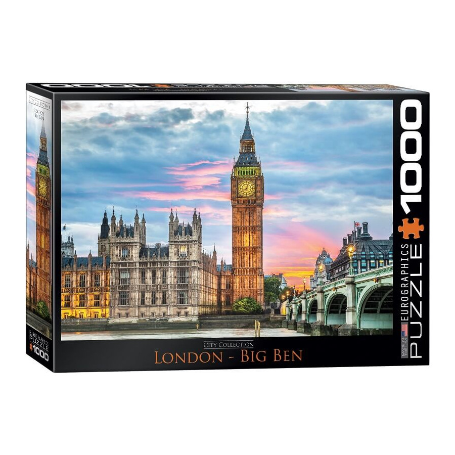 Boite du puzzle London Big Ben Eurographics